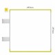 Cartello modulare intercambiabile con sistema a bandiera signcode color flag 297x297 mm HxB YE-giallo-RAL1023