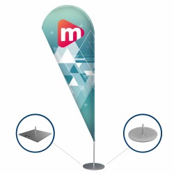 asta per bandiera a goccia personalizzabile Asta per flexflag drop 3600mm asta per bandiera a goccia personalizzabile Asta per flexflag drop 3600mm