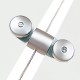 pinza laterale doppia regolabile fly brace cromo