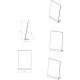 espositore da banco luminoso fly shine table luminoso