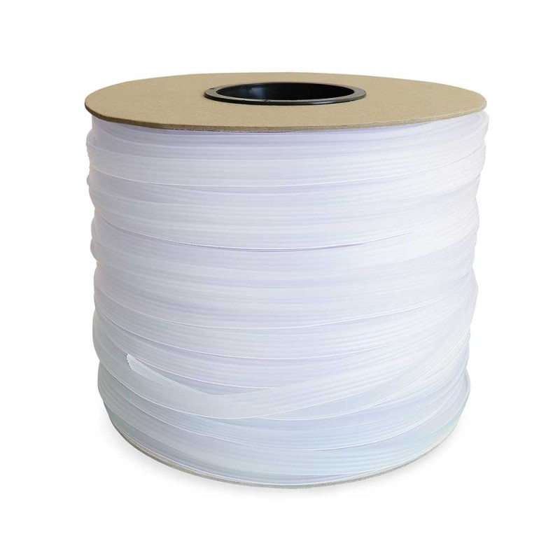 gommino trasparente da cucire, 180 mt  frame lips trasparente, rotolo 180m 1 rotolo da 180m