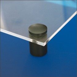 Distanziale a vite nero, argento, oro, titanio mix Alluminio 23/30 nero satinato