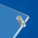Distanziali in alluminio con sistema a vite mix Alluminio 13/13 argento satinato Distanziali in alluminio con sistema a vite mix Alluminio 13/13 argento satinato
