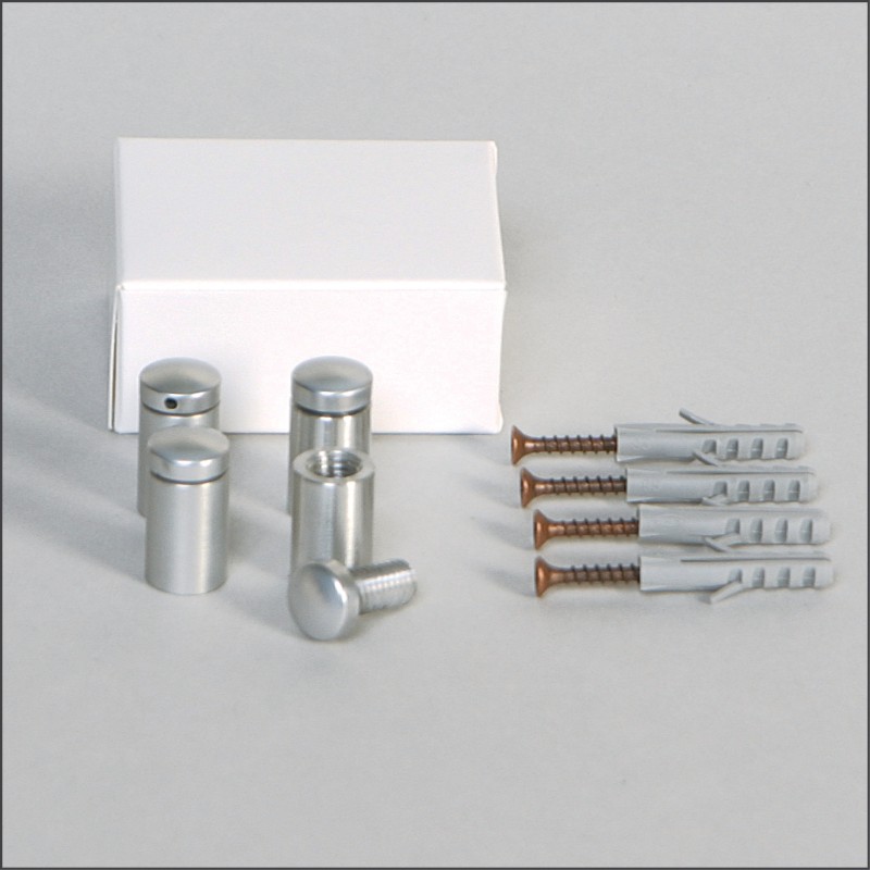 Distanziali in alluminio argento, nero, oro mix Alluminio 13/20 argento satinato 13x20mm HxB Distanziali in alluminio argento, nero, oro mix Alluminio 13/20 argento satinato 13x20mm HxB
