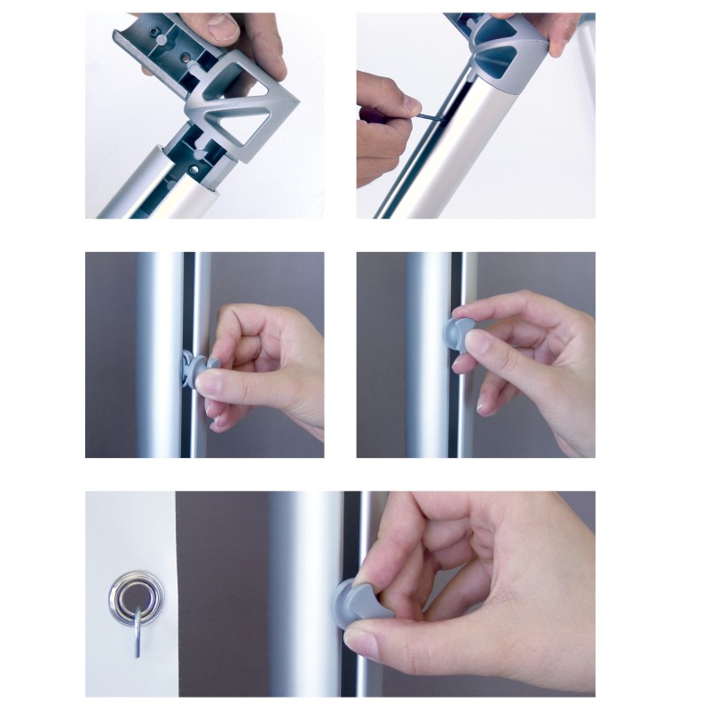 supporto per stampe giganti monsterframe profilo 3100 mm - 1 Pz supporto per stampe giganti monsterframe profilo 3100 mm - 1 Pz