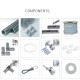supporto per stampe giganti monsterframe profilo 3100 mm - 1 Pz supporto per stampe giganti monsterframe profilo 3100 mm - 1 Pz
