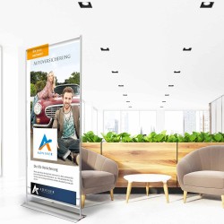 struttura per banner autoportante myloop 2000x1000mm struttura per banner autoportante myloop 2000x1000mm