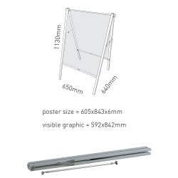 cavalletto pubblicitario bifacciale passboard cavalletto pubblicitario bifacciale passboard