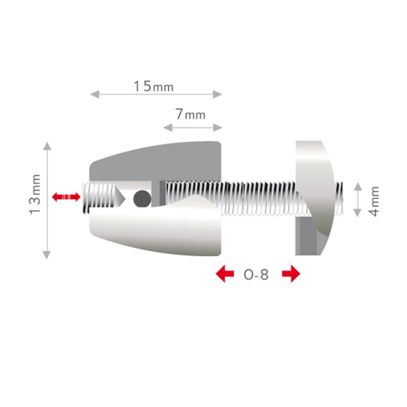 pinza per cavo regolabile fly front