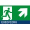 segnaletica a bandiera completa di pittogrammi signcode secure flag rettangolo 148x297 mm HxB E002V32RU