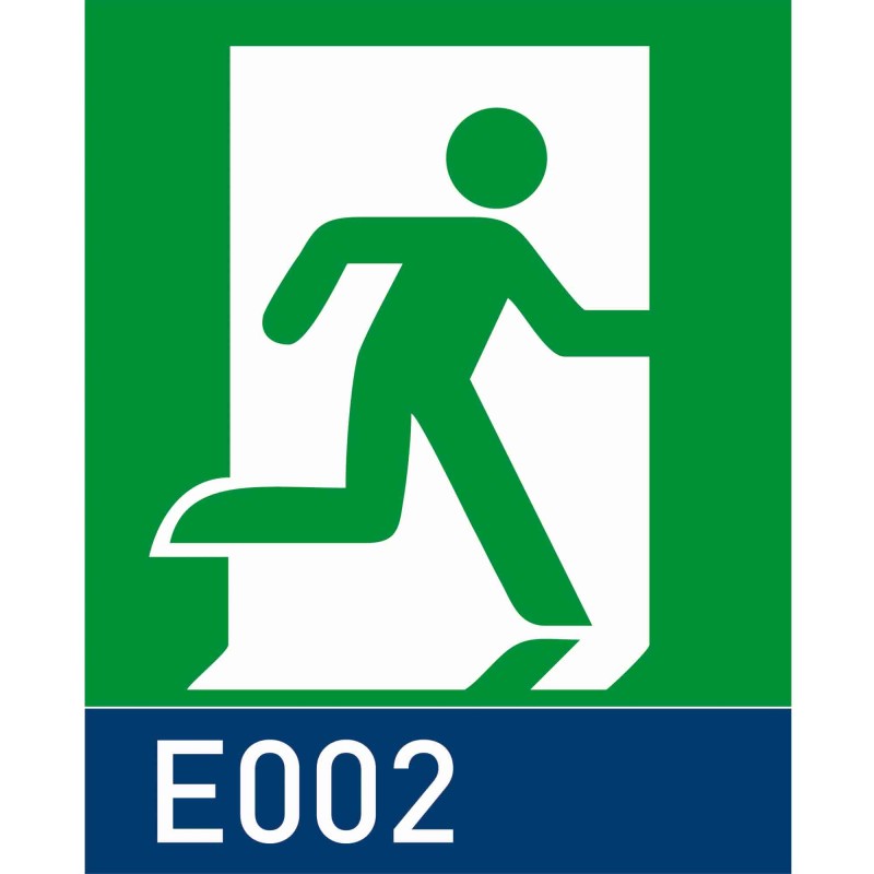 segnaletica a parete con pittogrammi signcode secure flag quadro 210x210 mm HxB E002