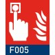 segnaletica a parete con pittogrammi signcode secure flag quadro 210x210 mm HxB F005