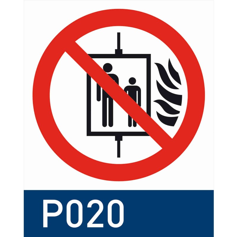 segnaletica a parete con pittogrammi signcode secure flag quadro 210x210 mm HxB P020