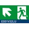 segnaletica con fondo luminescente signshine suspension rettangolo 148x297 mm HxB E001V32LU