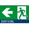 segnaletica di sicurezza a bandiera o a soffitto safepix flag rettangolo 150x300 mm HxB E001V28L
