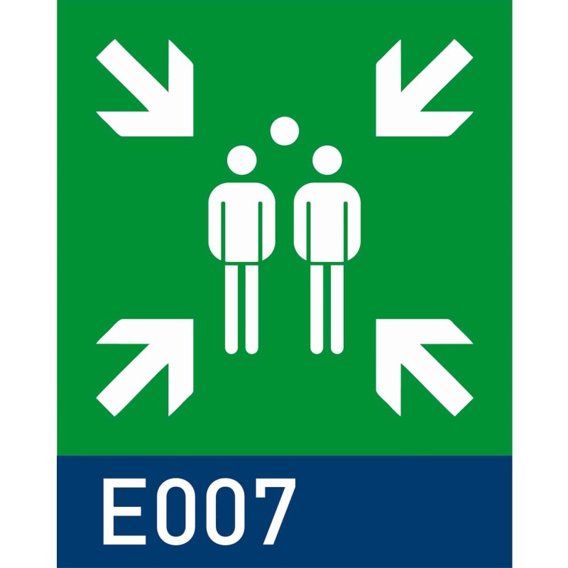 segnaletica di sicurezza a parete signcode secure wall quadro 148x148 mm HxB E007