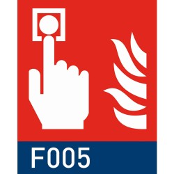 segnaletica di sicurezza a parete signcode secure wall quadro 148x148 mm HxB F005