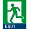 segnaletica di sicurezza in legno sospesa Wood Sign Module suspension Secure- quadrato 150x150mm E001