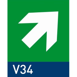 Segnaletica di sicurezza in vetro temperato safepix wall quadro 250x250 mm V34