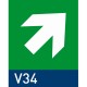 Segnaletica di sicurezza in vetro temperato safepix wall quadro 250x250 mm V34