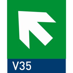 Segnaletica di sicurezza in vetro temperato safepix wall quadro 250x250 mm V35