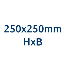 Segnaletica di sicurezza in vetro temperato safepix wall quadro 250x250 mm V15