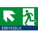 segnaletica di sicurezza luminescente signshine ceiling rettangolo 148x297 mm HxB E001V32LU