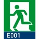 segnaletica di sicurezza luminescente signshine wall quadro 148x148 mm HxB E001