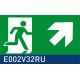 segnaletica di sicurezza luminescente signshine wall rettangolare 210x420 mm HxB E002V32RU
