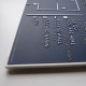segnaletica in braille con simboli a rilievo signcode braille