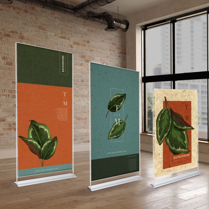 supporto per la stampa con sistema magnetico integrato maGOma Get Up 1600x600 mm (HxB)