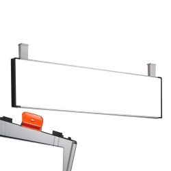 Cartello modulare intercambiabile con sistema a soffitto signcode color ceiling 210x1000 mm HxB AC-antracite-RAL7016 Cartello modulare intercambiabile con sistema a soffitto signcode color ceiling 210x1000 mm HxB AC-antracite-RAL7016