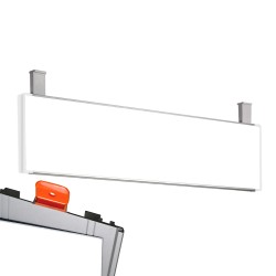 Cartello modulare intercambiabile con sistema a soffitto signcode color ceiling 210x1000 mm HxB WH-bianco-RAL9016 Cartello modulare intercambiabile con sistema a soffitto signcode color ceiling 210x1000 mm HxB WH-bianco-RAL9016