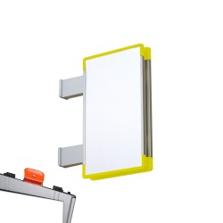 Cartello modulare intercambiabile con sistema a bandiera signcode color flag 297x297 mm HxB YE-giallo-RAL1023 Cartello modulare intercambiabile con sistema a bandiera signcode color flag 297x297 mm HxB YE-giallo-RAL1023
