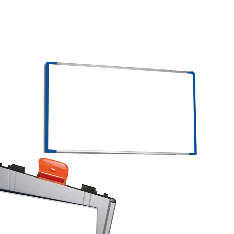 Cartello modulare intercambiabile a parete signcode color wall 105x297 mm HxB BL-blu-RAL5005