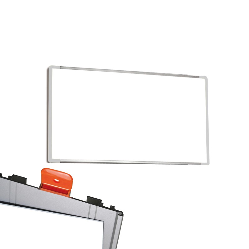 Cartello modulare intercambiabile a parete signcode color wall 105x297 mm HxB LG-grigio chiaro-RAL7035