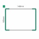 Cartello modulare intercambiabile a parete signcode color wall 105x148 mm HxB GR-verde-RAL6024