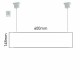 Cartello modulare intercambiabile a sospensione signcode color suspension 148x600 mm HxB LG-grigio chiaro-RAL7035 Cartello modulare intercambiabile a sospensione signcode color suspension 148x600 mm HxB LG-grigio chiaro-RAL7035