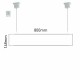 Cartello modulare intercambiabile a sospensione signcode color suspension 148x800 mm HxB LG-grigio chiaro-RAL7035 Cartello modulare intercambiabile a sospensione signcode color suspension 148x800 mm HxB LG-grigio chiaro-RAL7035
