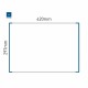 Cartello modulare intercambiabile a parete signcode color wall 297x420 mm HxB BL-blu-RAL5005
