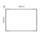 Cartello modulare intercambiabile a parete signcode color wall 105x148 mm HxB LG-grigio chiaro-RAL7035