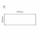 Cartello modulare intercambiabile a parete signcode color wall 105x297 mm HxB LG-grigio chiaro-RAL7035