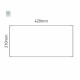 Cartello modulare intercambiabile a parete signcode color wall 210x420 mm HxB LG-grigio chiaro-RAL7035
