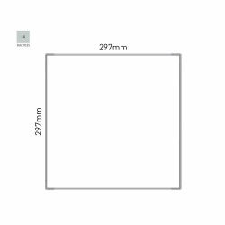 Cartello modulare intercambiabile a parete signcode color wall 297x297 mm HxB LG-grigio chiaro-RAL7035 Cartello modulare intercambiabile a parete signcode color wall 297x297 mm HxB LG-grigio chiaro-RAL7035