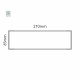 Cartello modulare intercambiabile a parete signcode color wall 65x210 mm HxB LG-grigio chiaro-RAL7035