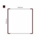 Cartello modulare intercambiabile a parete signcode color wall 210x210 mm HxB BR-marrone-RAL8019