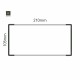 Cartello modulare intercambiabile a parete signcode color wall 105x210 mm HxB AC-antracite-RAL7016