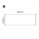 Cartello modulare intercambiabile a parete signcode color wall 210x600 mm HxB AC-antracite-RAL7016