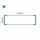 Cartello modulare intercambiabile a parete signcode color wall 65x210 mm HxB GR-verde-RAL6024