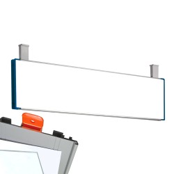 Cartello modulare intercambiabile con sistema a soffitto signcode color ceiling 210x1000 mm HxB BL-blu-RAL5005 Cartello modulare intercambiabile con sistema a soffitto signcode color ceiling 210x1000 mm HxB BL-blu-RAL5005